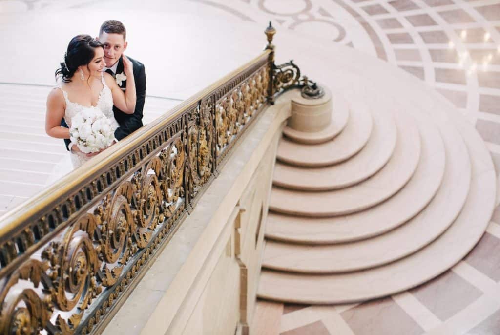 San francisco city hall wedding.