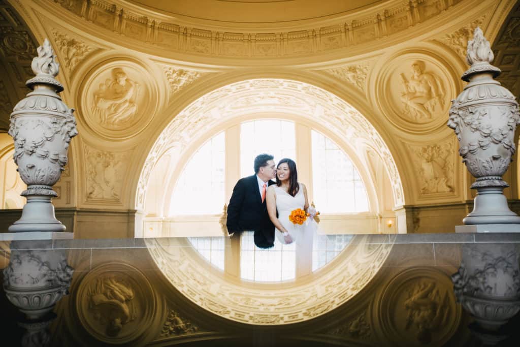 San francisco city hall wedding photography.