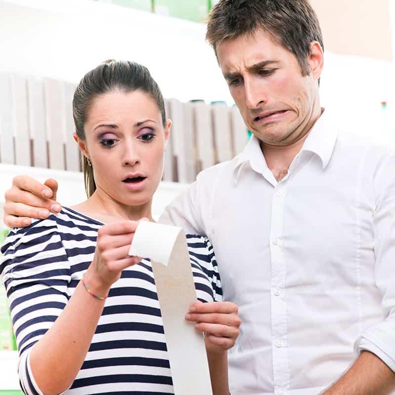 A man and a woman standing next to each other.