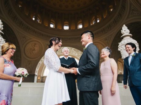 San francisco city hall wedding.