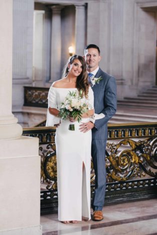 San francisco city hall wedding.