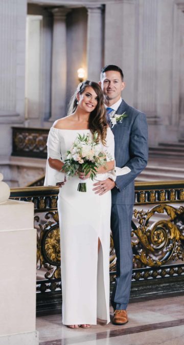 San francisco city hall wedding.