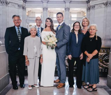 San francisco city hall wedding.