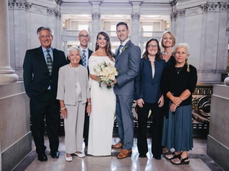 San francisco city hall wedding.