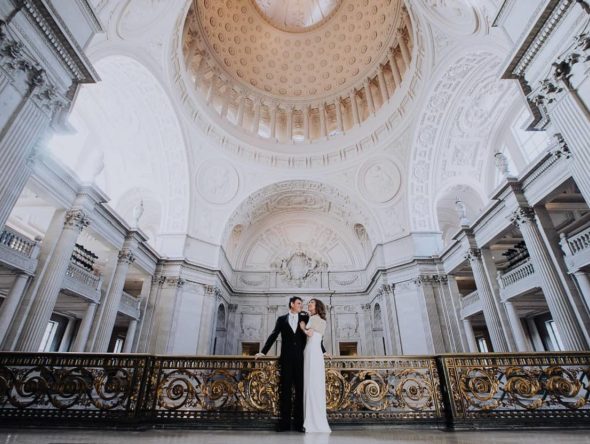 San francisco city hall wedding.