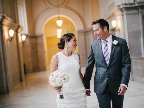 San francisco city hall wedding.